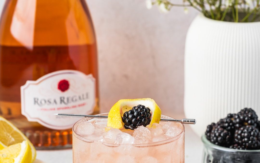 Sparkling Rosé Bramble