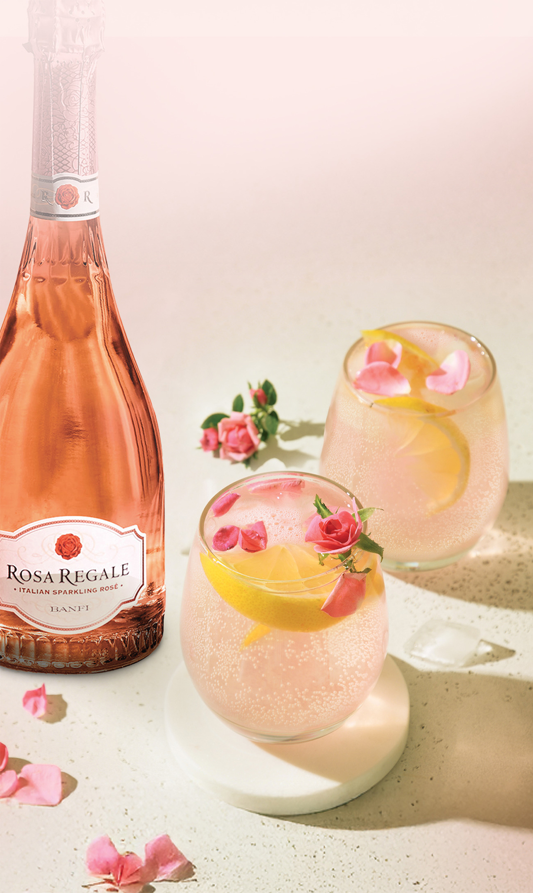 Rosa Elderflower Lemonade